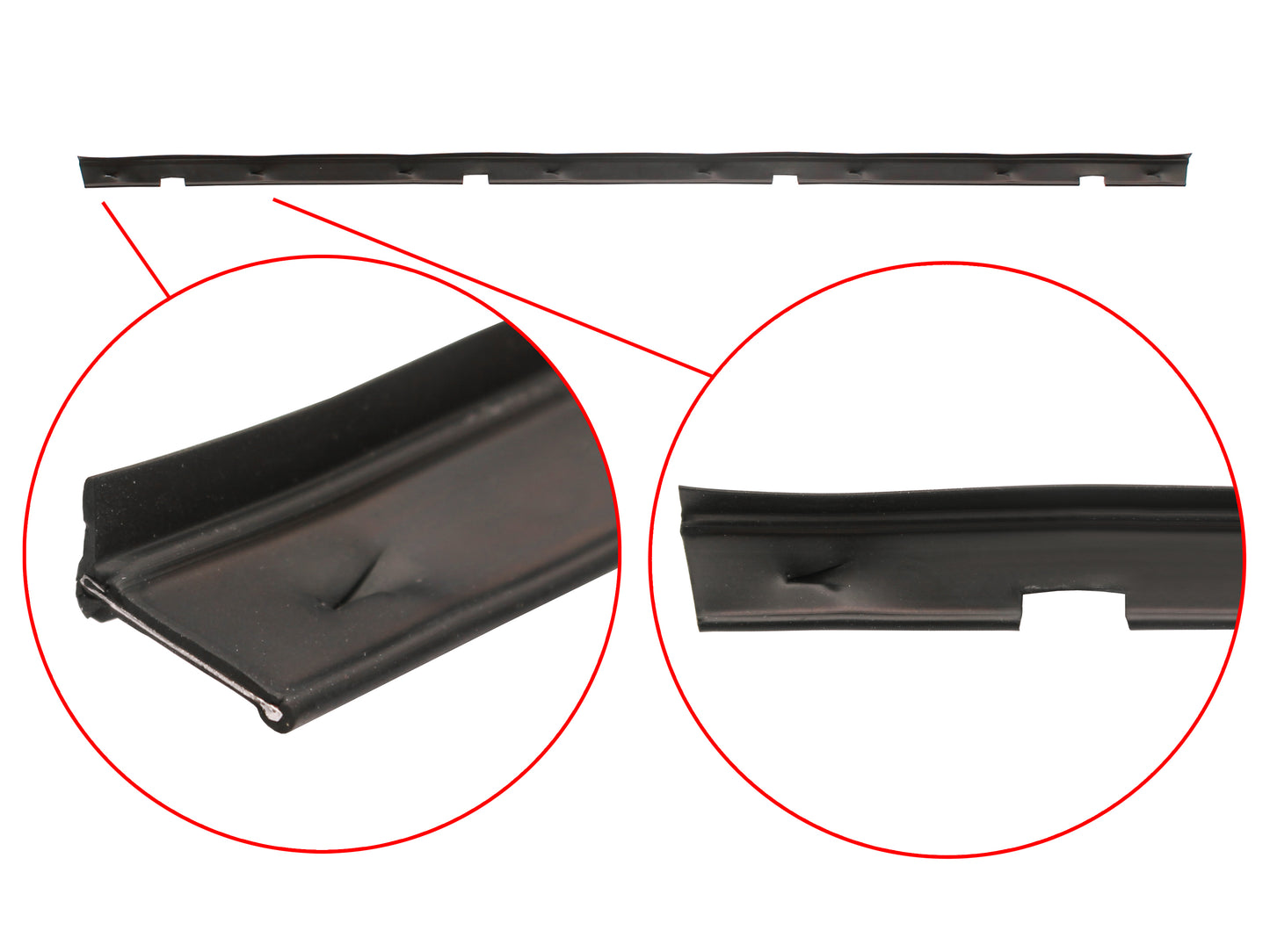 Holden Torana LH LX UC SLR  Weather Belt Strip Seal FRONT LEFT OUTER - RDB1061A