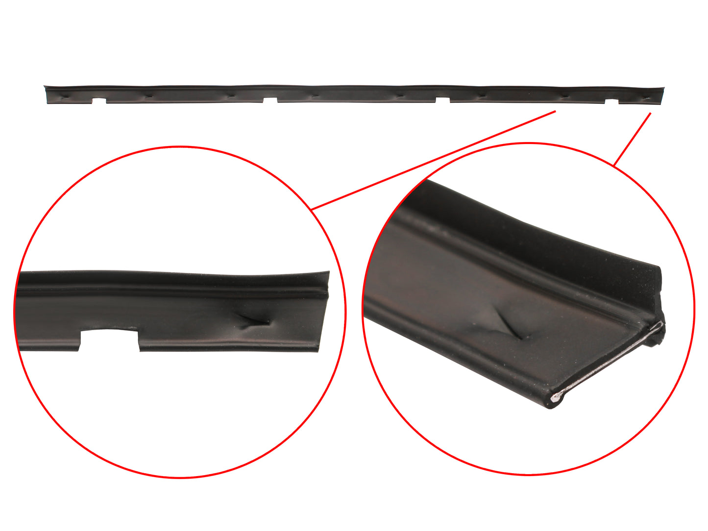 Holden Torana LH LX UC SLR  Weather Belt Strip Seal FRONT RIGHT OUTER - RDB1061B
