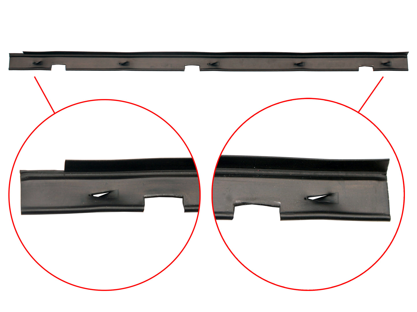 Holden Torana LH LX UC SLR  Weather Belt  Strip Seal REAR LEFT OUTER - RDB1062A