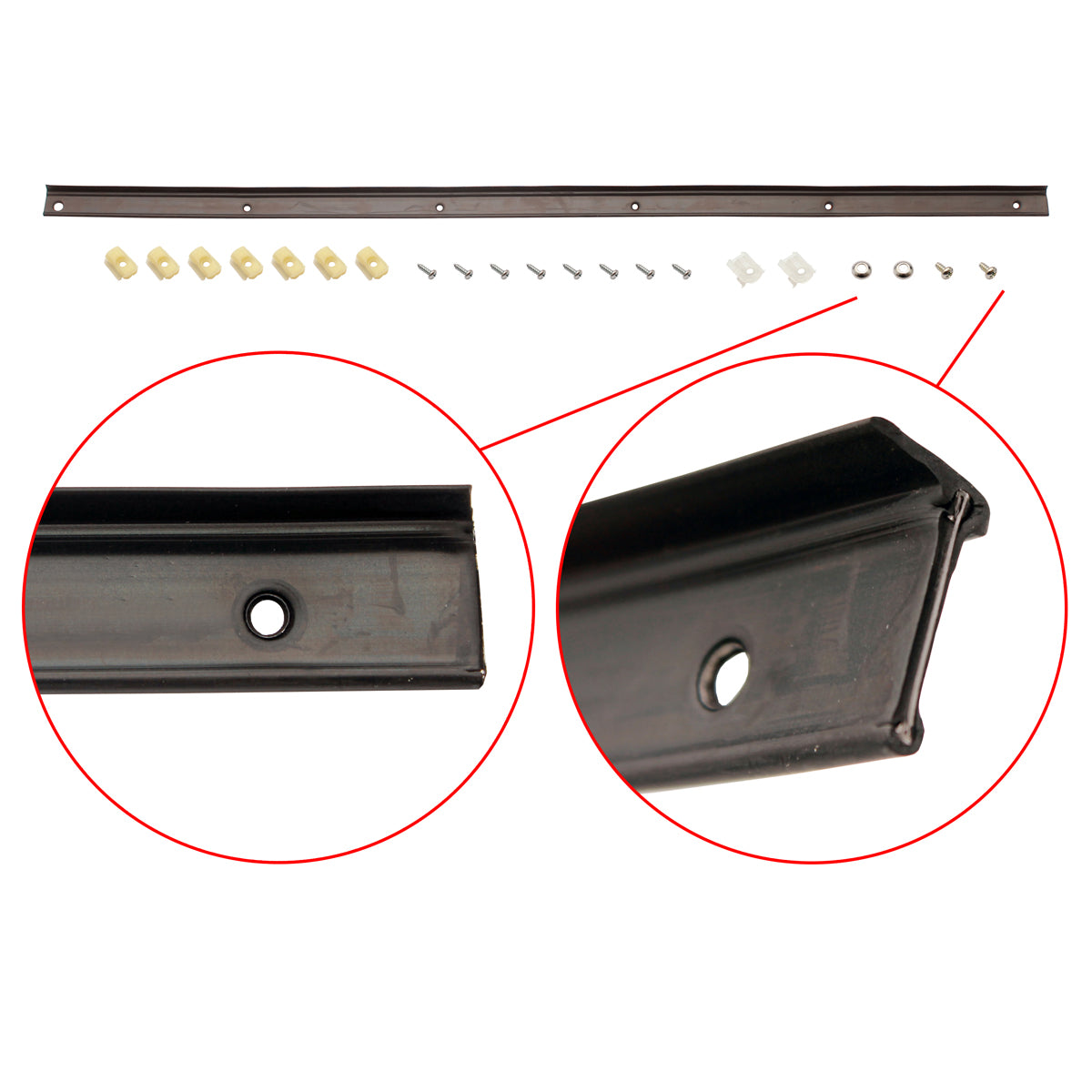 Holden Monaro Weather Seal Door Belt LEFT Front Outer HK HT HG rubber - RDB1075