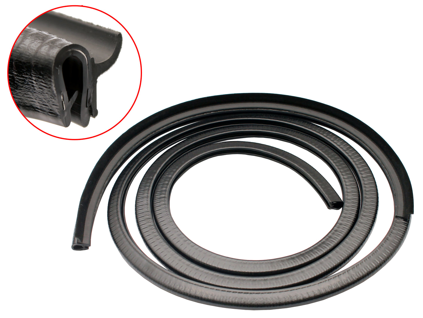 Holden Monaro Coupe Weather Seal Door Belt LEFT INNER HQ HJ HX rubber - RDB1173
