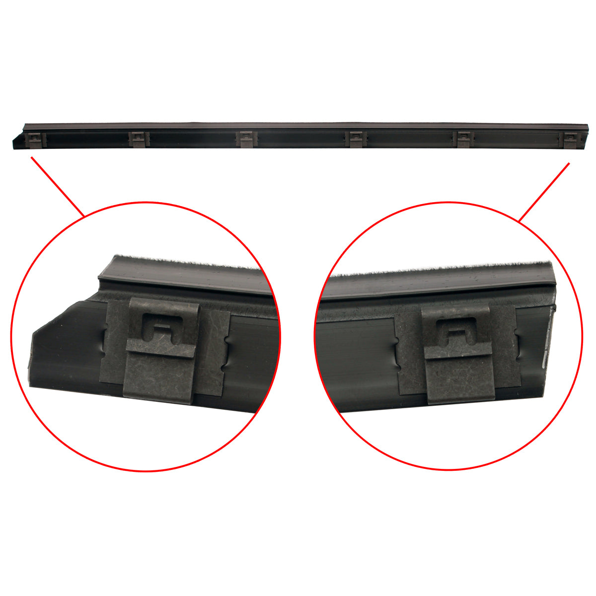 Ford Weather Seal Door Belt LEFT FRONT OUTER XD XE XF ZJ ZL rubber - RDB2001