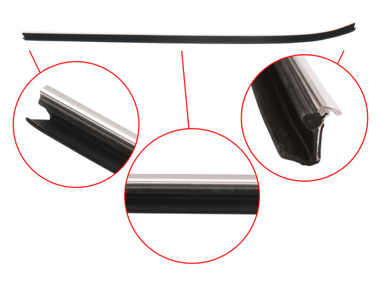 Ford Door Weather Belt XC ZH REAR INNER LEFT belt seal weatherstrip - RDB2009