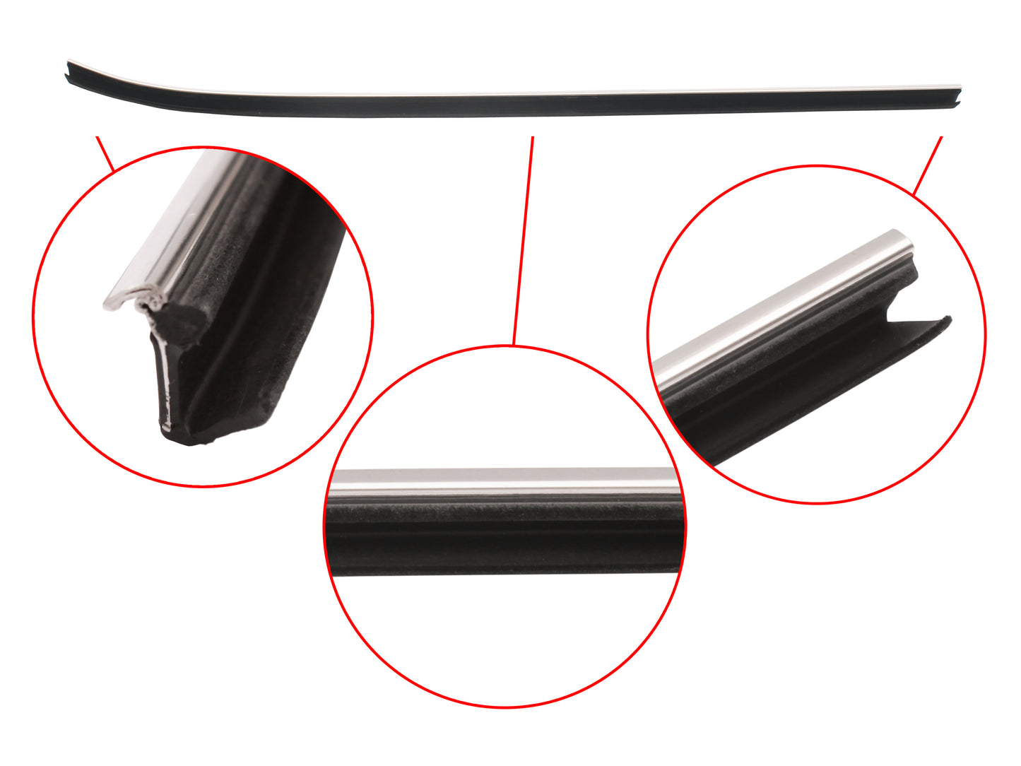 Ford Door Weather Belt XC ZH REAR INNER RIGHT belt seal weatherstrip - RDB2010