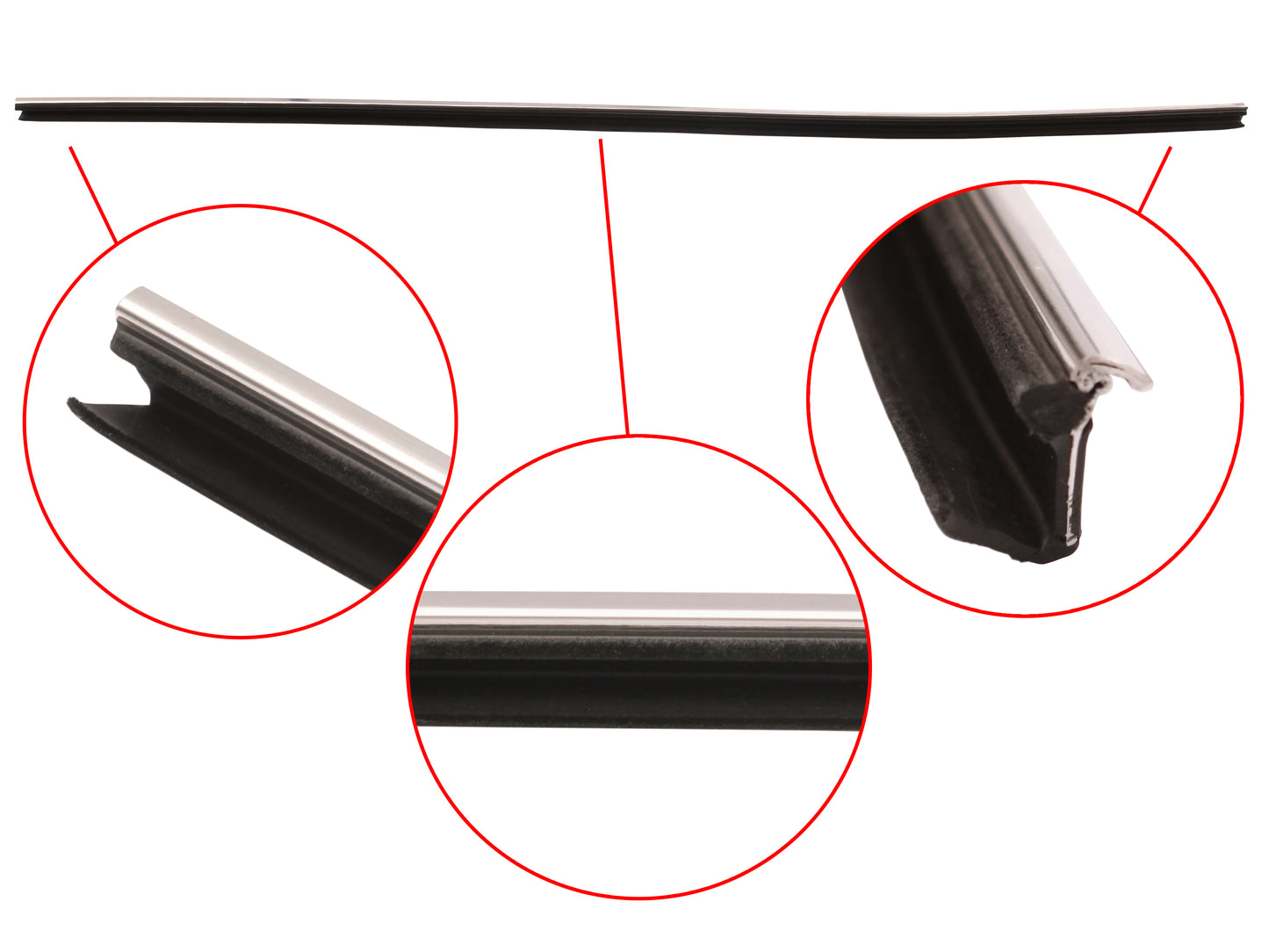Ford Door Weather Belt LEFT Front INNER XA XB XC Coupe Ute Van 2 Door seal - RDB2015