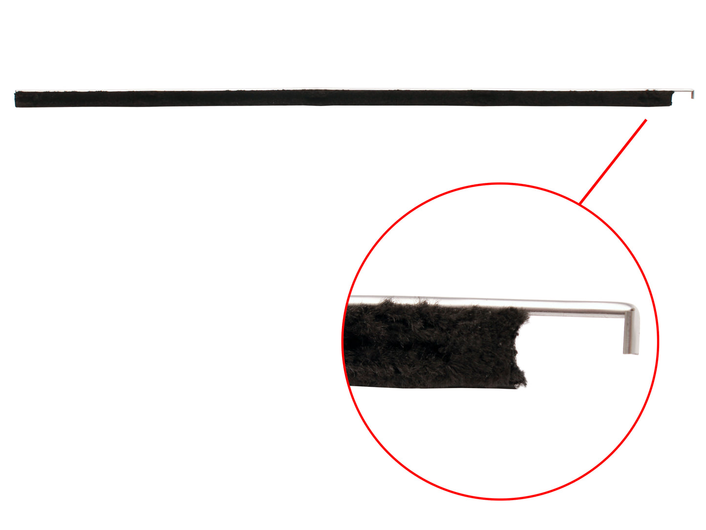 Ford Door Weather Belt LEFT REAR Inner XA XB  ZF ZG seal glass window - RDB2055