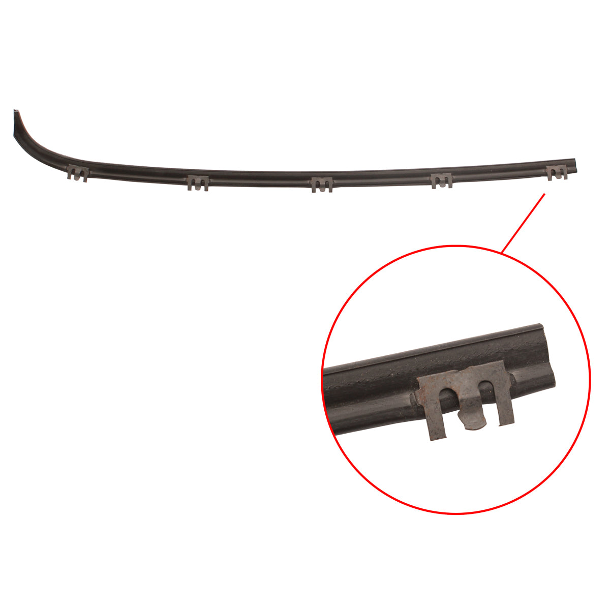 Door Belt Ford Bronco RHF Outer Replacement - RDB2068