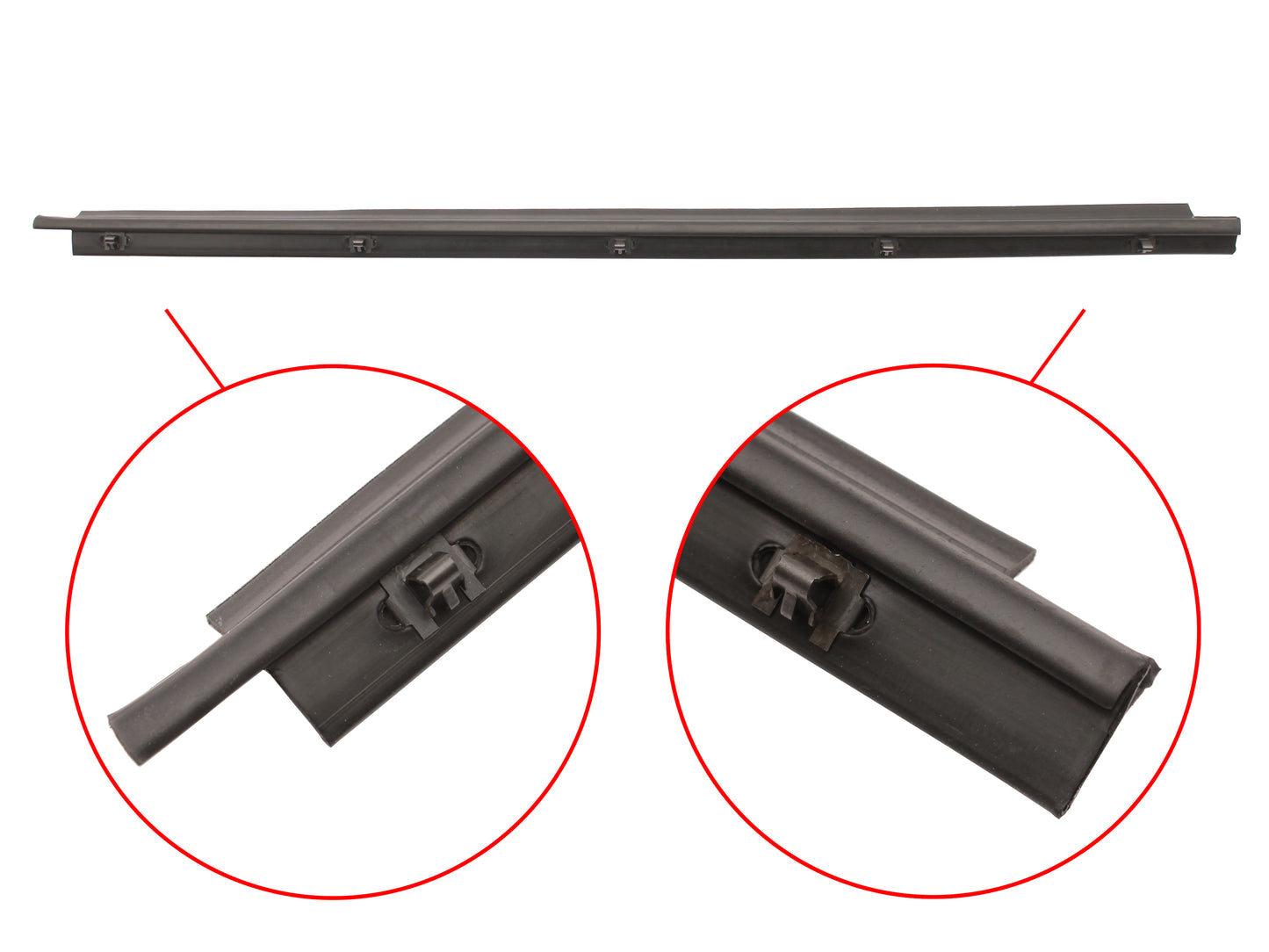 Ford Door Weather Belt Rear Left OUTER XM XP Sedan / Wagon rubber seal strip - RDB2093