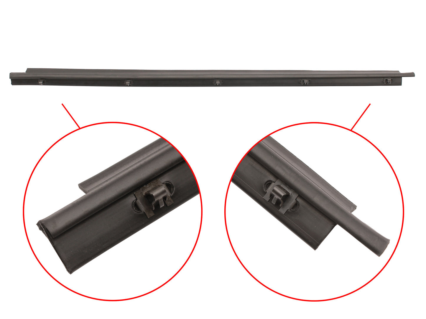 Ford Door Weather Belt Rear Right OUTER XM XP Sedan / Wagon rubber seal strip - RDB2094