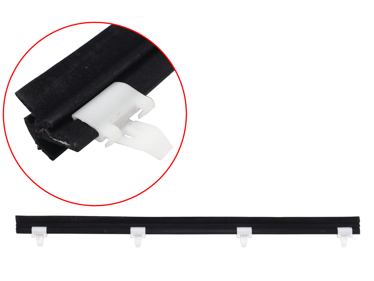 Rear LH Outer Door Belt Landcruiser FJ60 - RDB3665