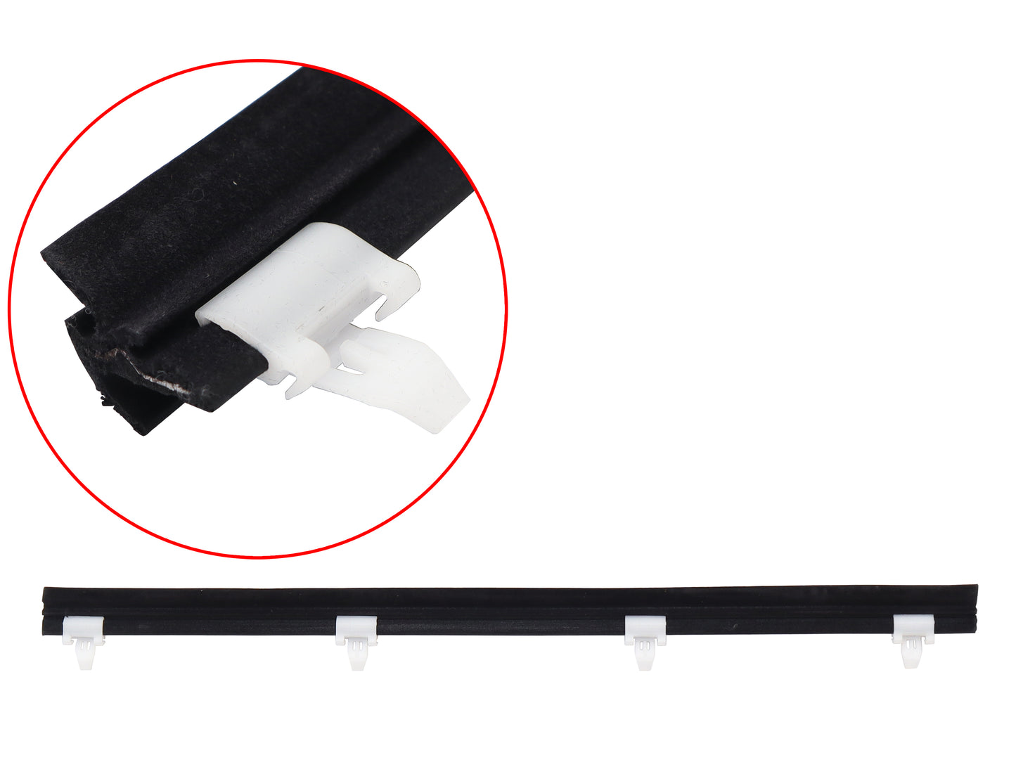 Rear RH Outer Door Belt Landcruiser FJ60 - RDB3666