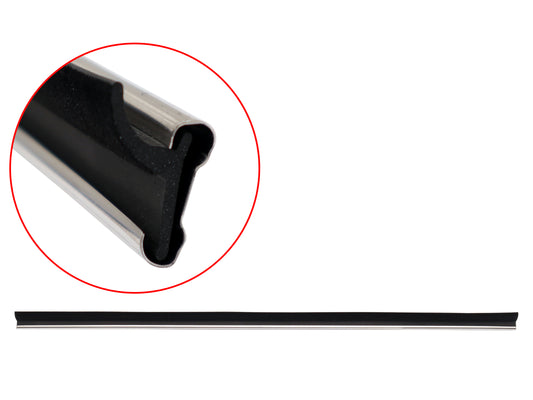 Front LH Stainless Trim Inner Door Belt Landcruiser FJ60 (Quarter Window Type) - RDB3673