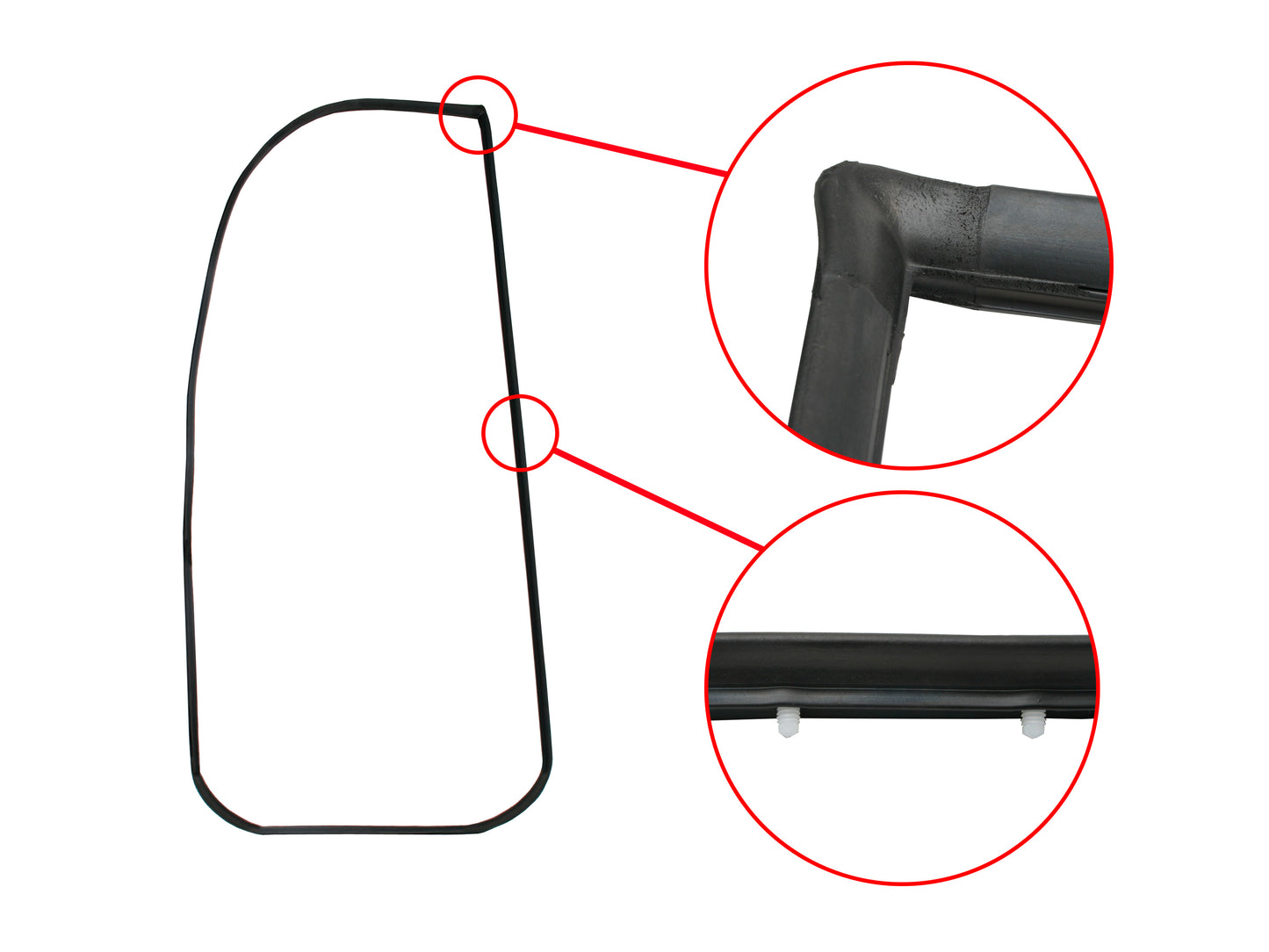 Holden Commodore Door Seal LEFT FRONT VB VC VH VK VL rubber weather - RDS1011