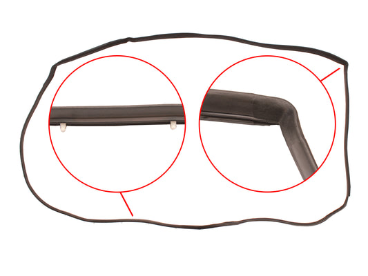 Holden Commodore Door Seal LEFT REAR Sedan VB VC VH SL/E GMH rubber - RDS1013
