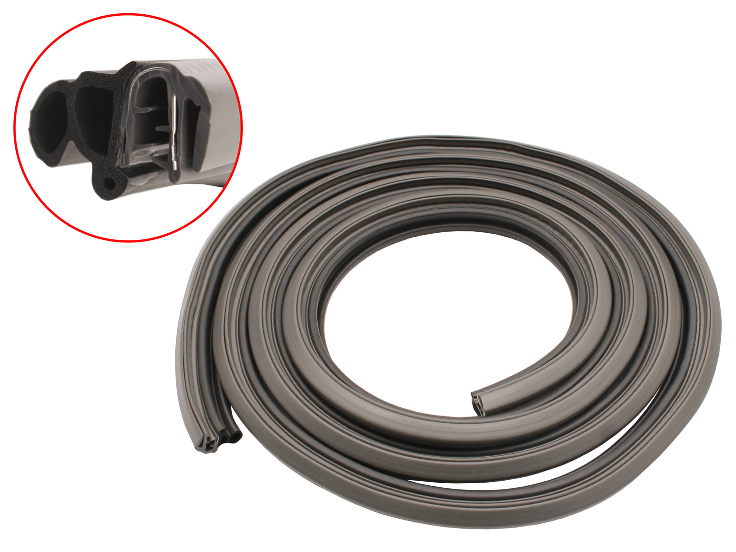 Holden Commodore Door Seal GREY L/R FRONT or REAR VN VP VR VS x1 Sedan Ute Wagon - RDS1020GR
