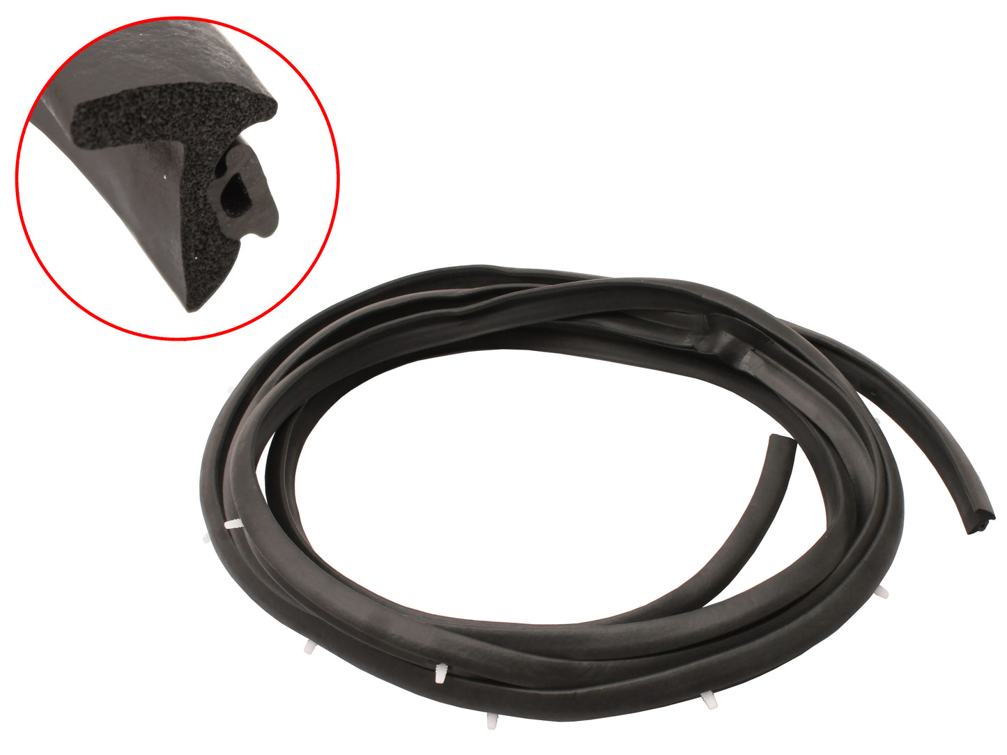 Holden Torana Door Seal LEFT Front LC LJ COUPE suits all models rubber - RDS1025