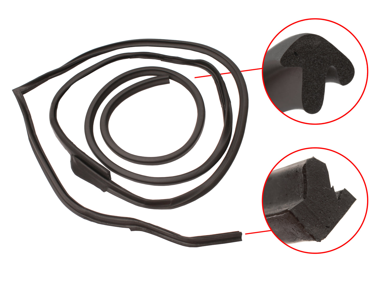 Ford Rubber Door Seal Front LEFT XK XL XM XP Sedan Wagon Ute Van Resto Country - RDS2019E