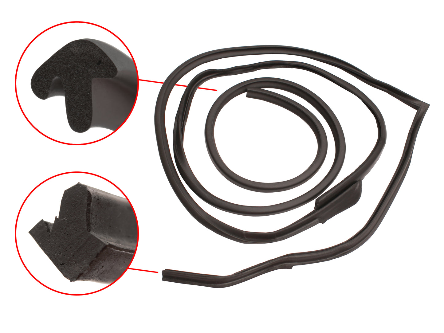 Ford Rubber Door Seal Front RIGHT XK XL XM XP Sedan Wagon Ute Van - RDS2019F