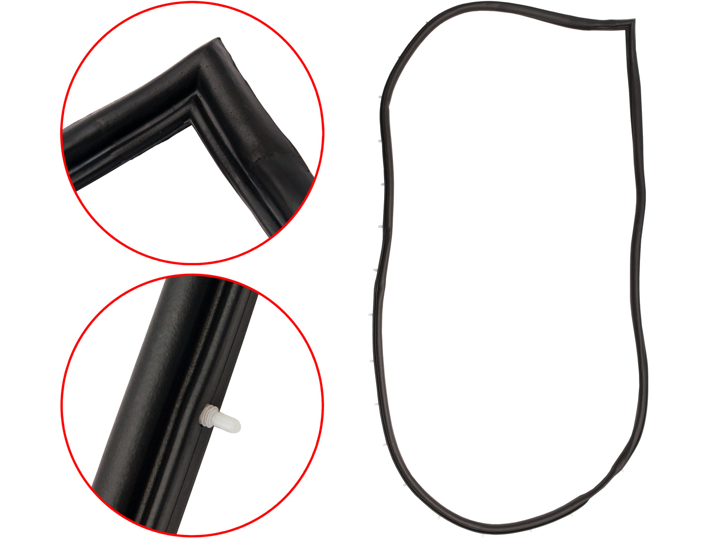 Ford Door Seal LEFT FRONT XY ZD Falcon Fairlane  rubber  weather - RDS2091A