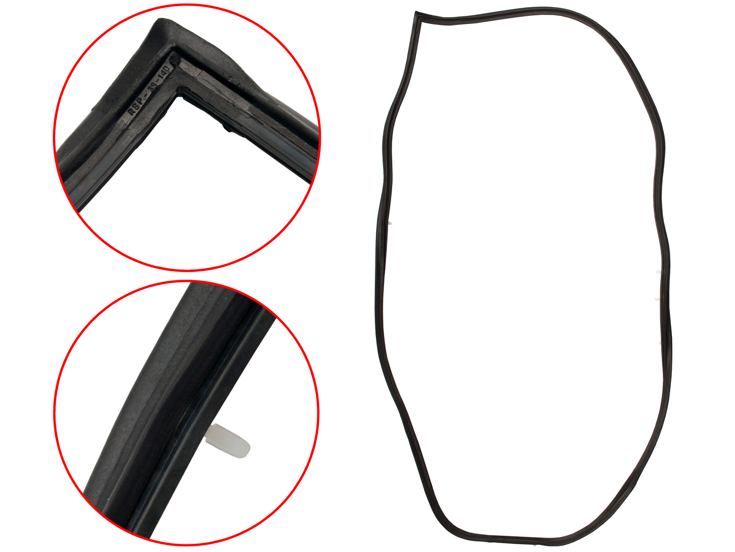 Ford Door Seal LEFT REAR  XR XT XW XY ZA ZB ZC ZD Falcon Fairlane rubber - RDS2093