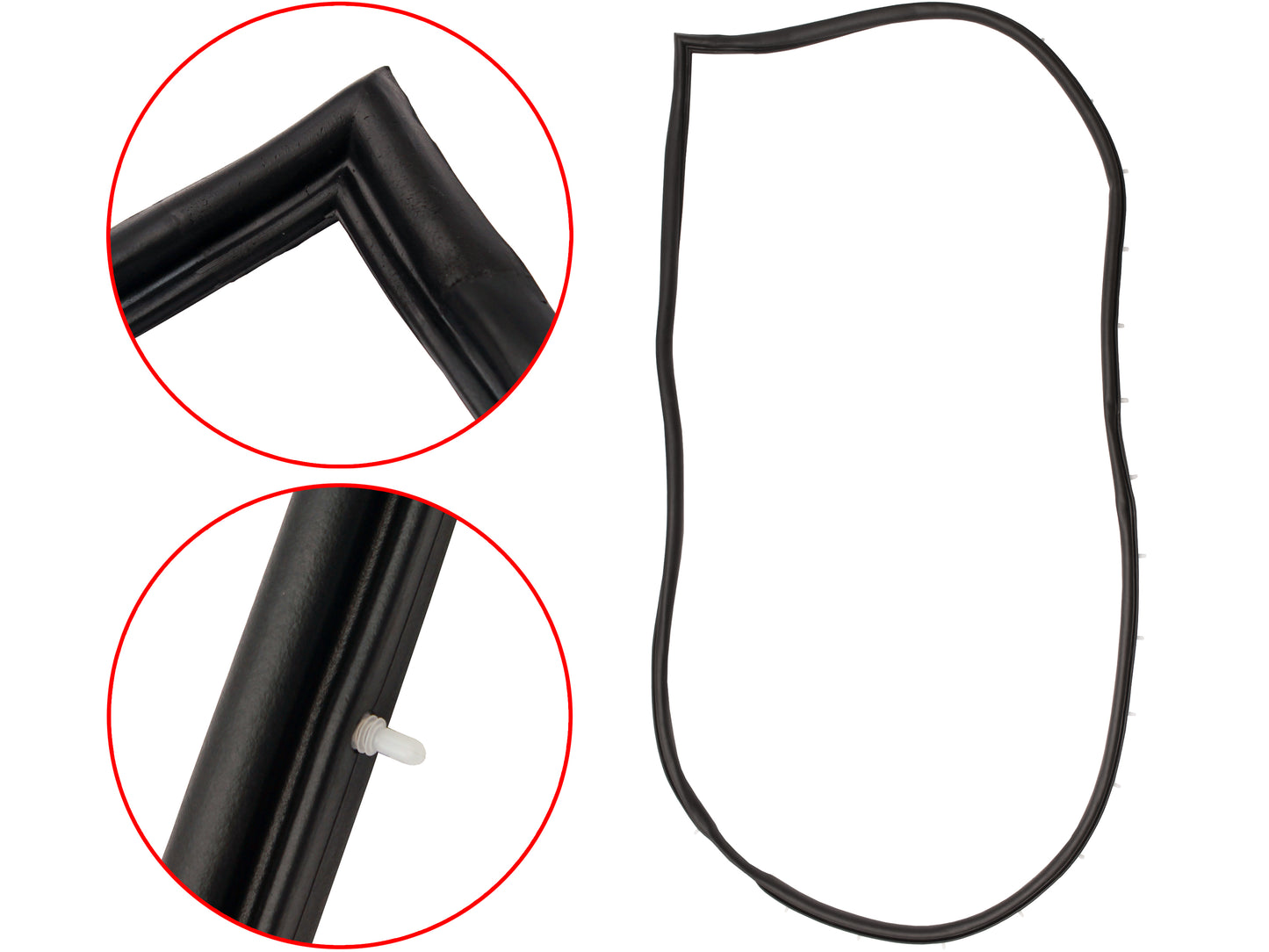 Ford Door Seal RIGHT REAR XY ZD Falcon Fairlane  rubber  weather - RDS2094A