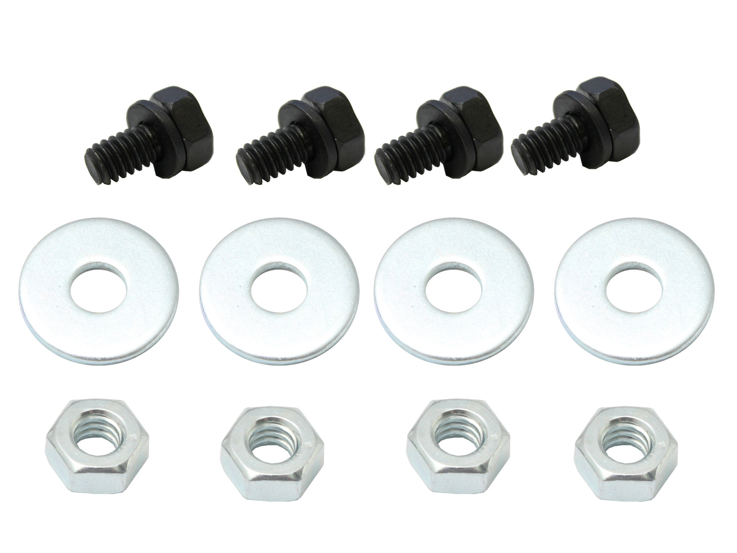 Holden Radiator Mounting Kit HZ Nuts + Bolt Style mount fit fitting - RMK1004B