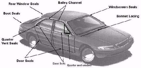Seal Quarter Glass Rear Mini - RRQS808