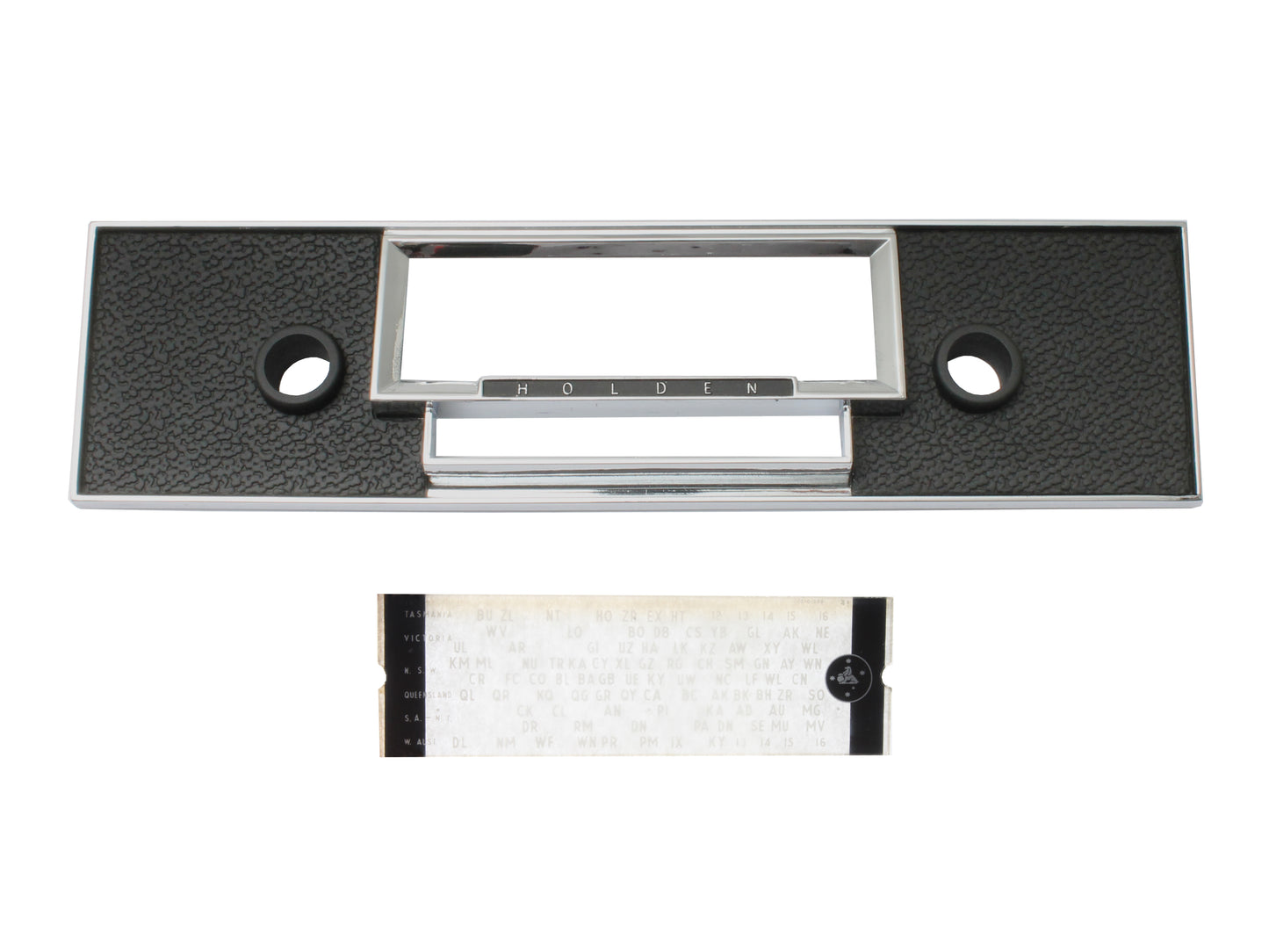 Radio Fascia Kit (Push Button) Holden HK HT HG - RR1000