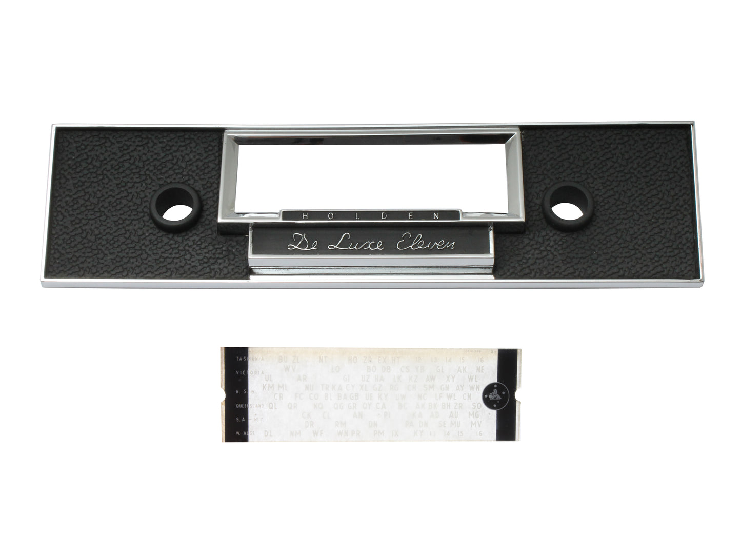 Radio Fascia Kit (Manual Tuning) Holden HK HT HG - RR1001