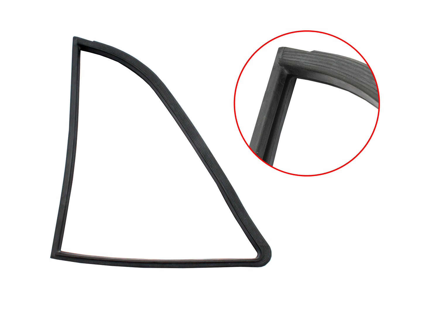 Holden Quarter Vent Window Seal FB EK LEFT Rear Door qtr 1/4 rubber glass - RRQS117