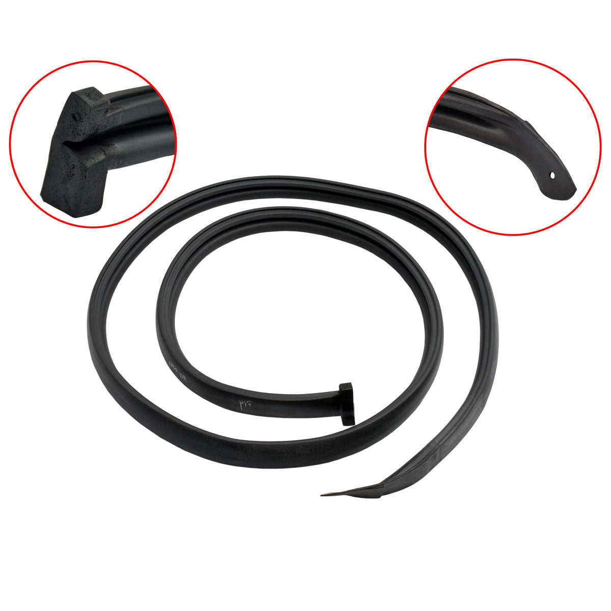Holden Monaro Roof Rail Seal RIGHT HK HT HG Coupe GTS rubber glass - RRRS102