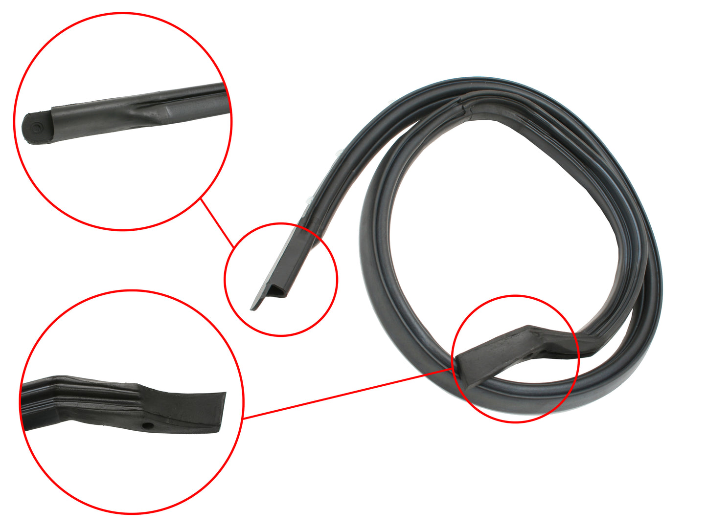 Ford Front Door Roof Seal LEFT XA XB XC Ute Van rubber weather Resto Country - RRRS205