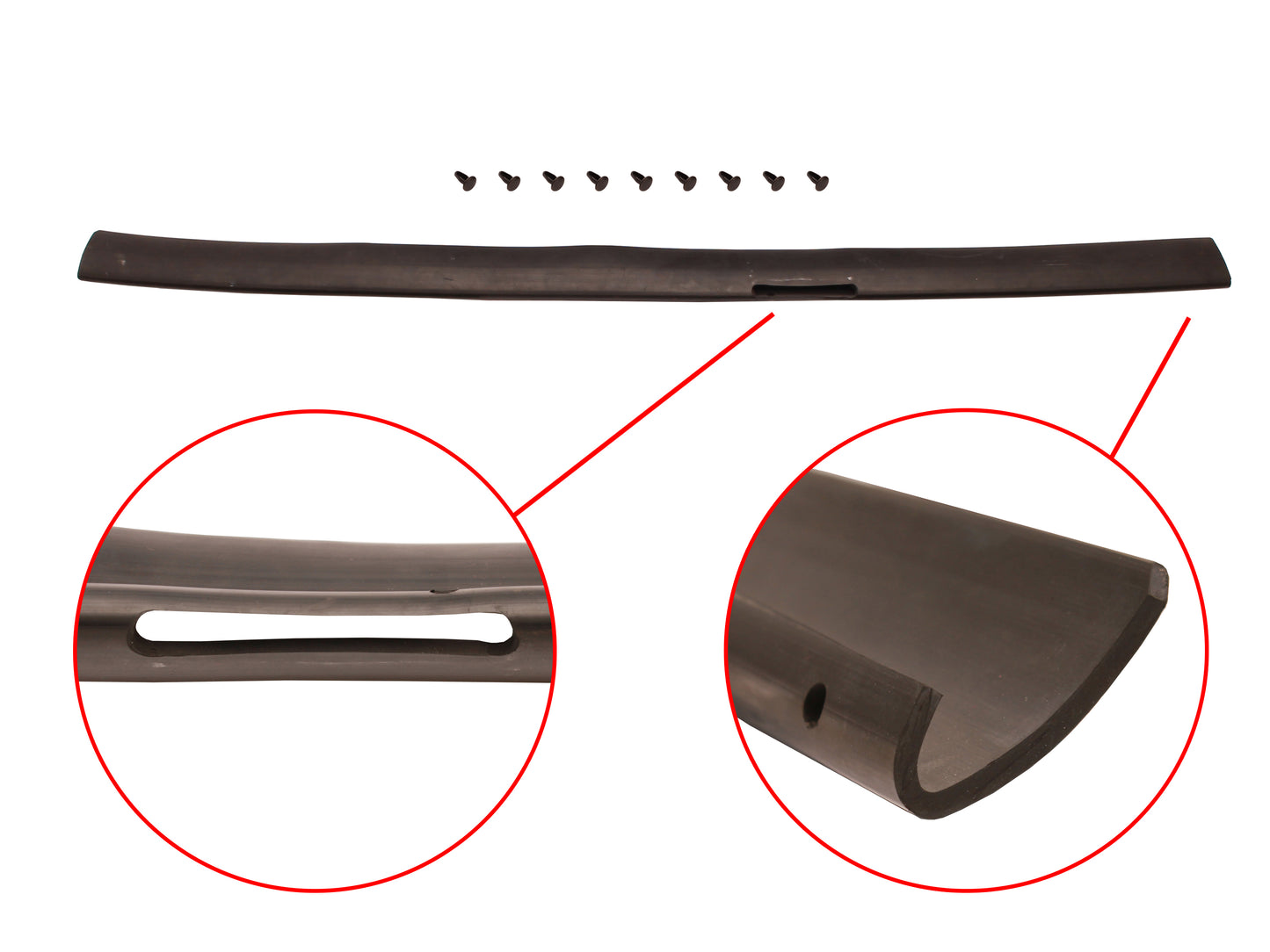 Ford Radiator Upper Rubber Seal + Clip Kit XD XE XF Some XG  ZJ ZK ZF - RSK2000