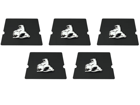 Seat Belt Button Decal Kit “GM Metal Lion” Holden HK-HG HQ-HZ LC-UC (5) - SBD1001