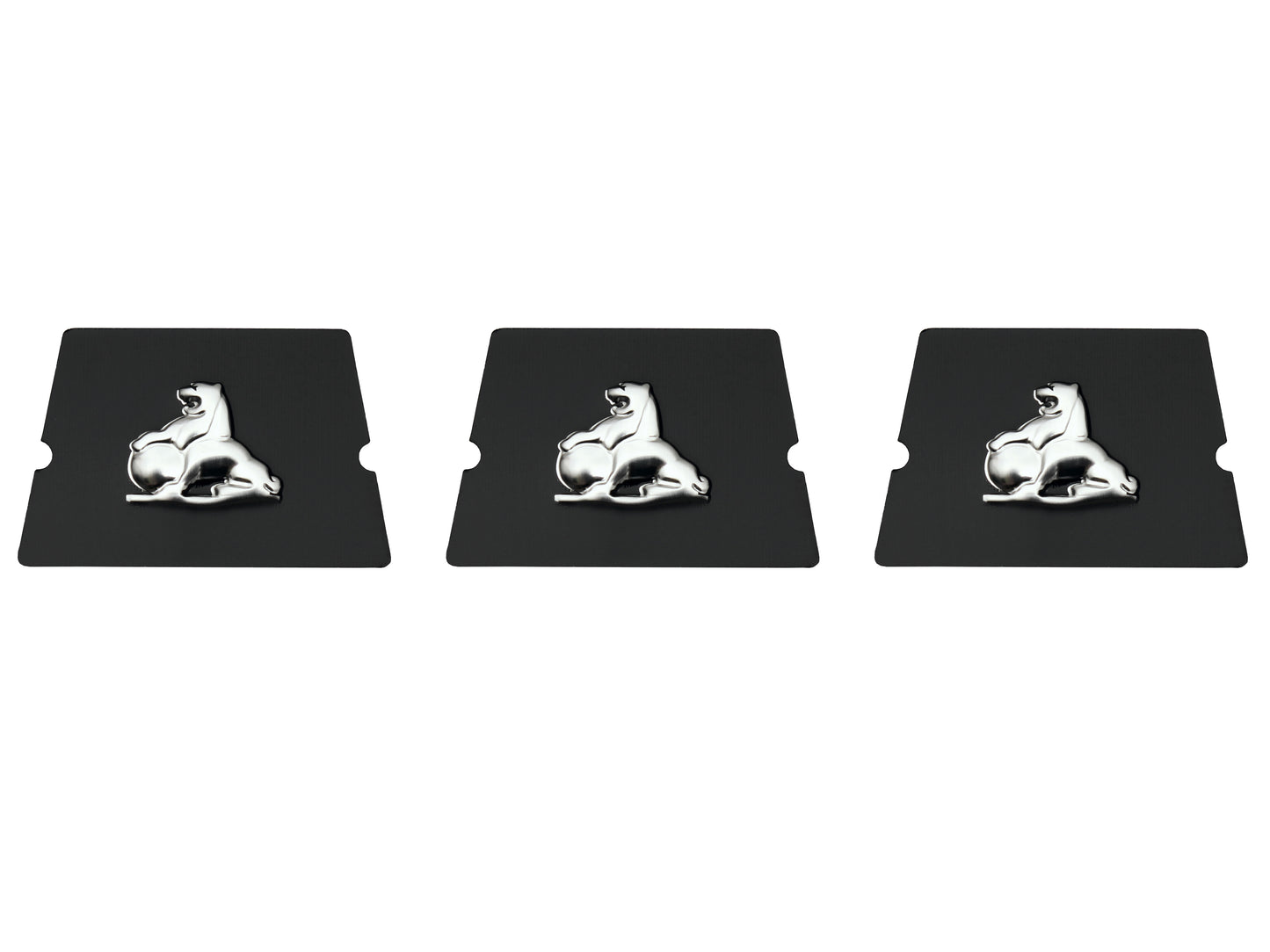 Seat Belt Button Decal Kit "GM Metal Lion" Holden HK-HG HQ-HZ Ute Van (3) - SBD1001A
