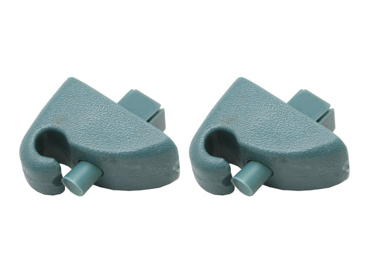 Holden Commodore Sunvisor Bracket x2 CERULEAN (blue aqua) VB VC VH VK VL clip - SK1101