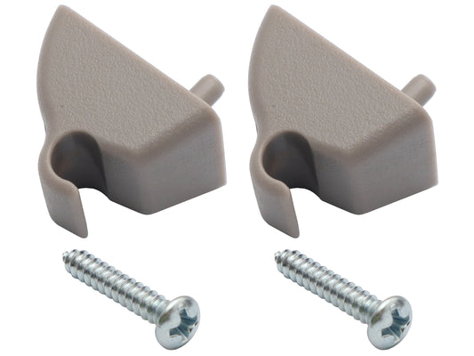Holden Commodore Sunvisor Bracket Kit PAIR Grey VN VG VQ VP VR VS sun visor - SK1105