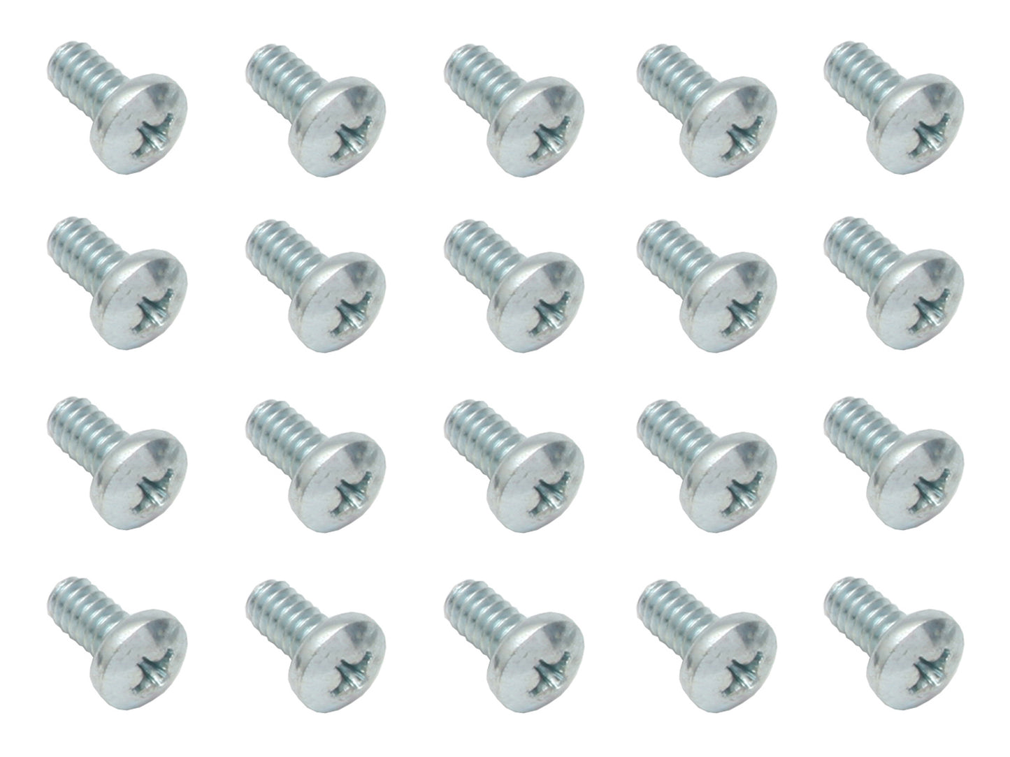 Universal Screw Pack 1/4" x 3/4" BSW Phillips Pan Head 20pcs - SM0002
