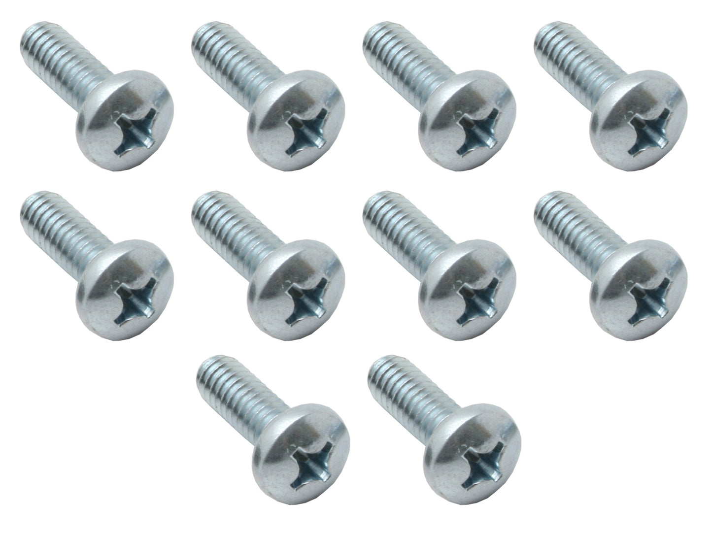 Universal Screw + Washer Pack Phillips Pan Head 1/4"-20 X 3/4" Zinc 10pcs - SM0007