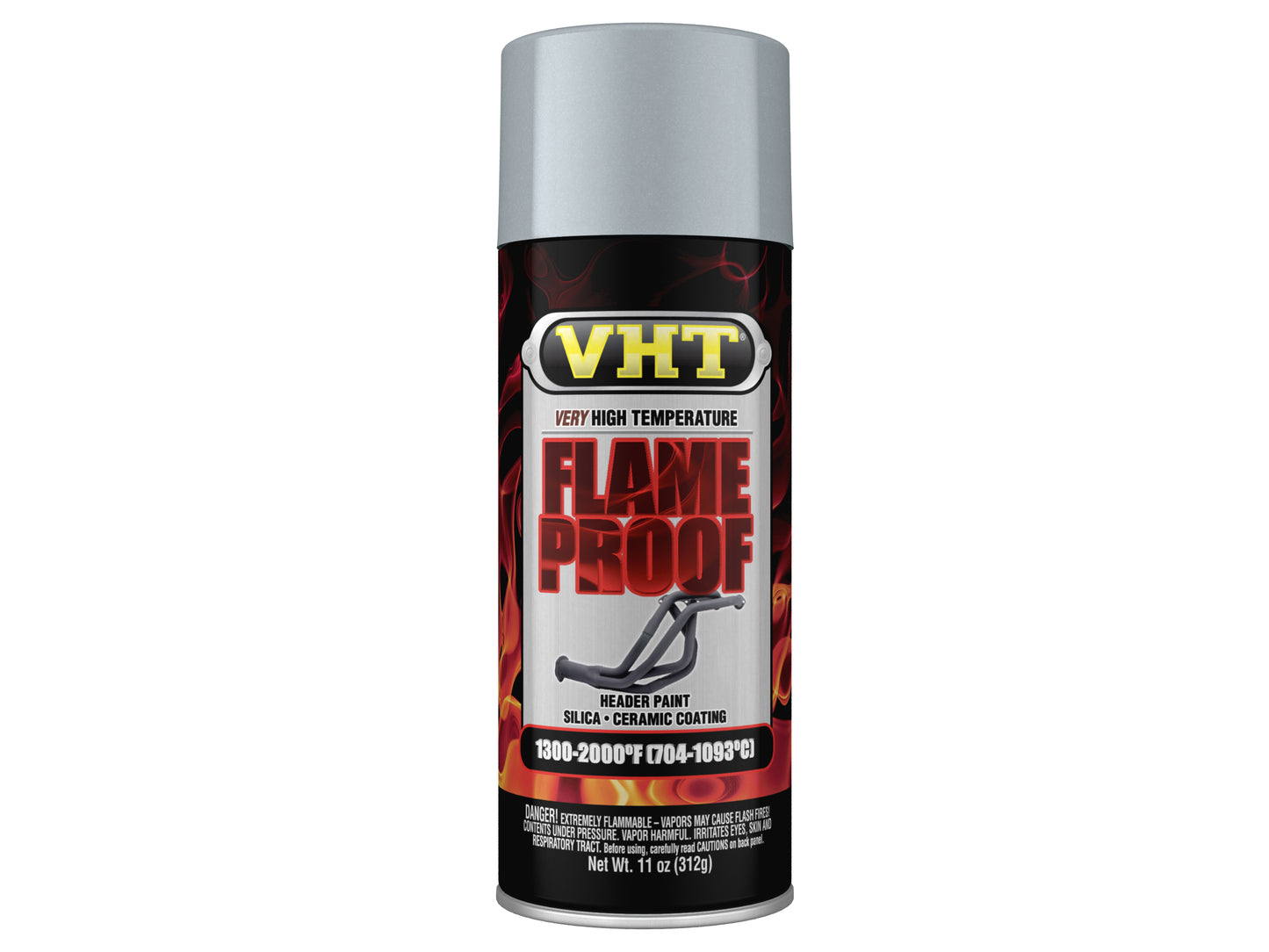 VHT High Temperature Spray Paint FLAMEPROOF FLAT SILVER. Exhaust Engine flame proof - SP106