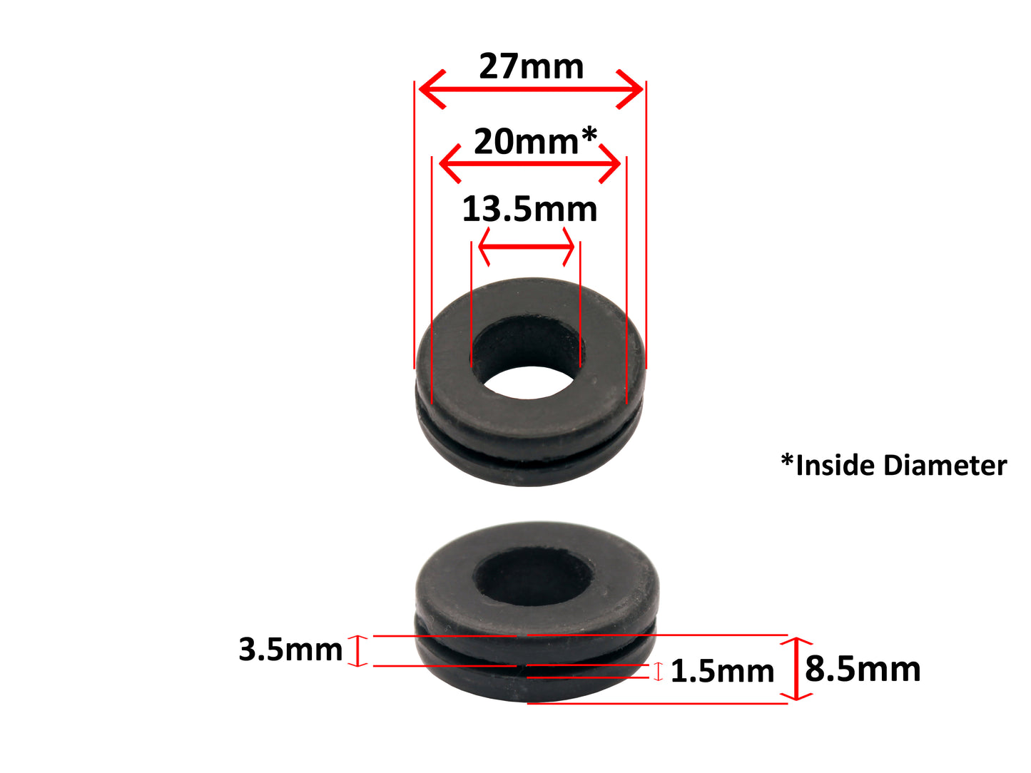 Universal Cable / Wringing Grommet 26mm OD 13mm I.D 1pc blanking plug - SP1092