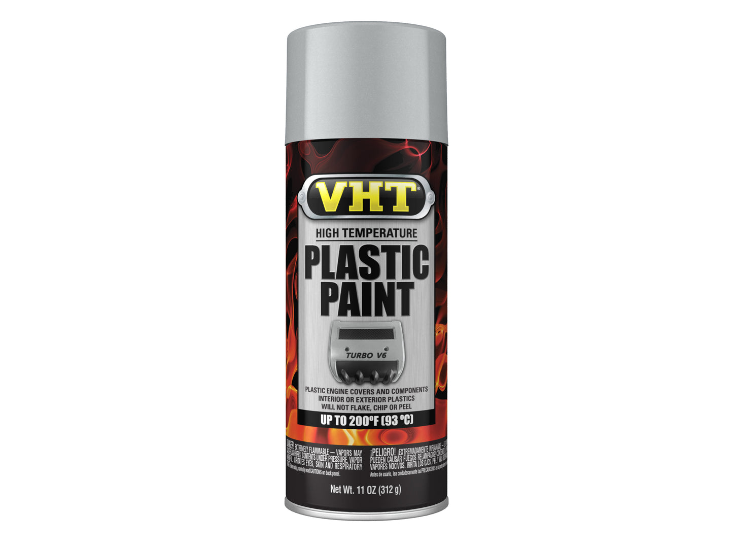 VHT PLASTIC High Temperature Spray Paint x1 ALUMINIUM engine covers interior - SP824