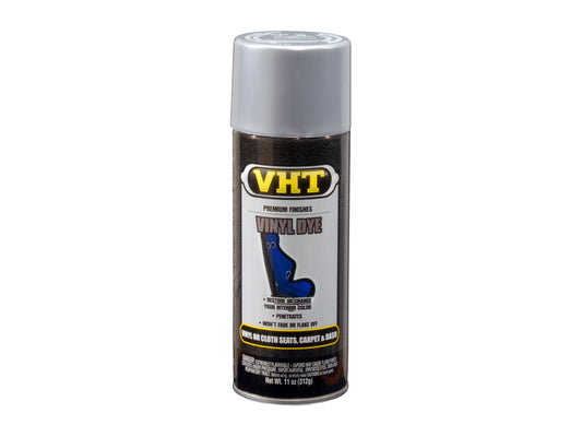 VHT VINYL Spray Paint VINYL DYE SILVER SATIN seat plastic carpet dash trim - SP946