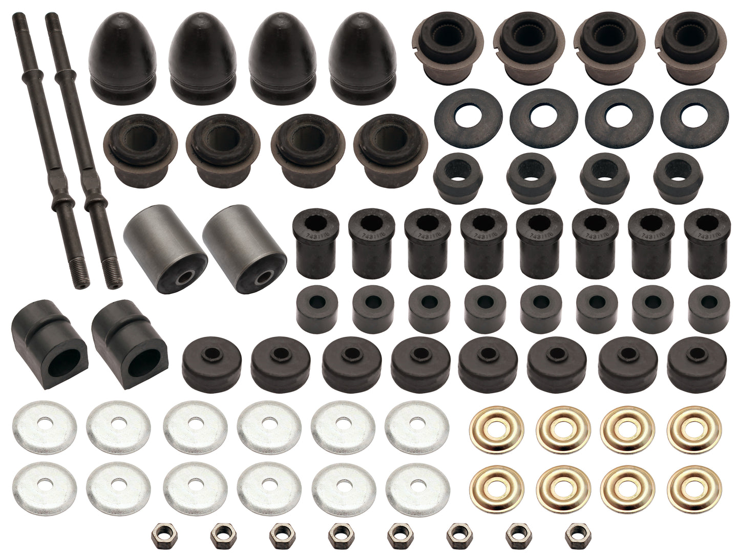 Suspension Rubber Kit (Large Spring Bush) Holden HT HG - SR1009