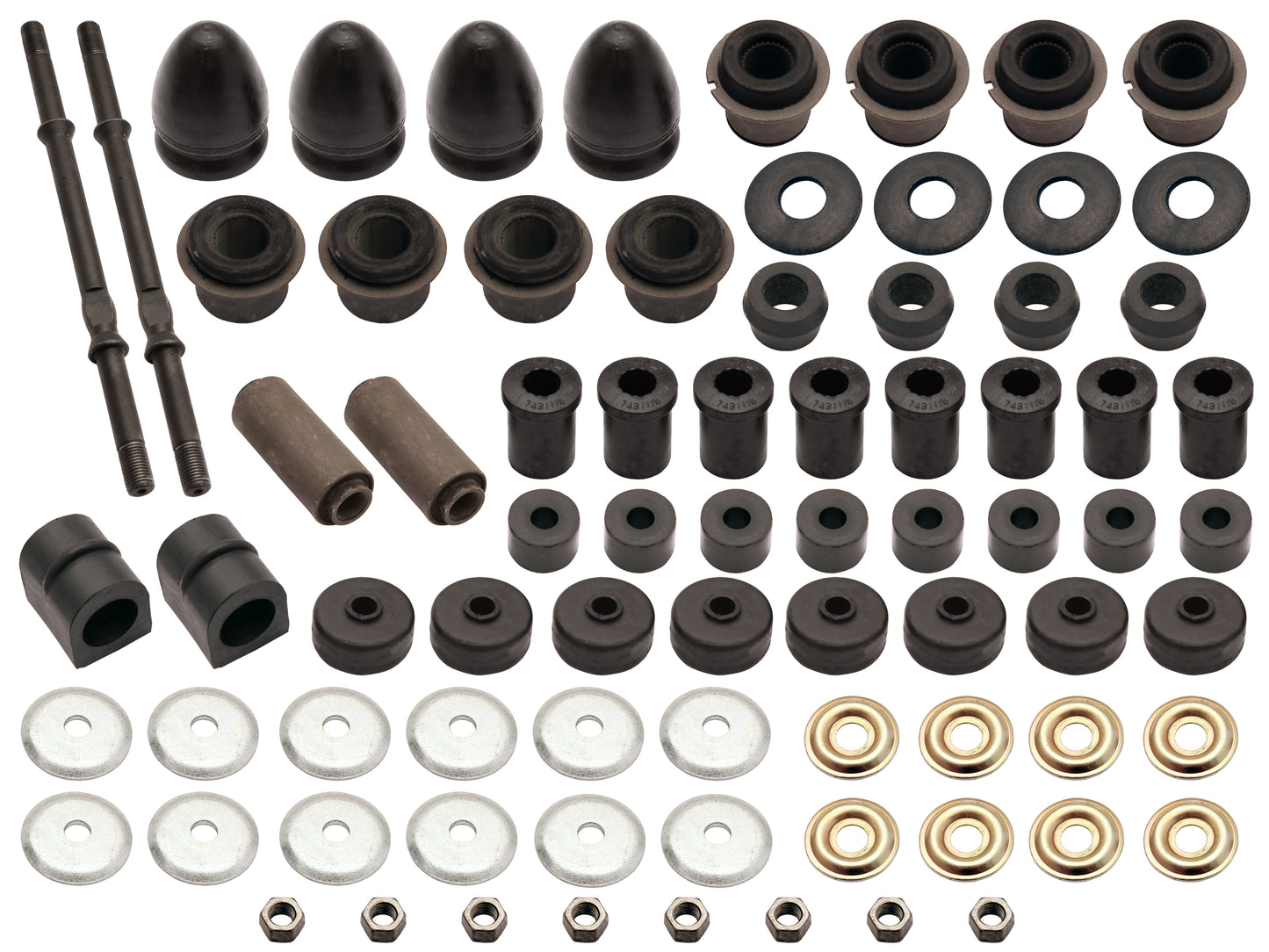 Suspension Rubber Kit (Small Spring Bush) Holden HT HG - SR1010