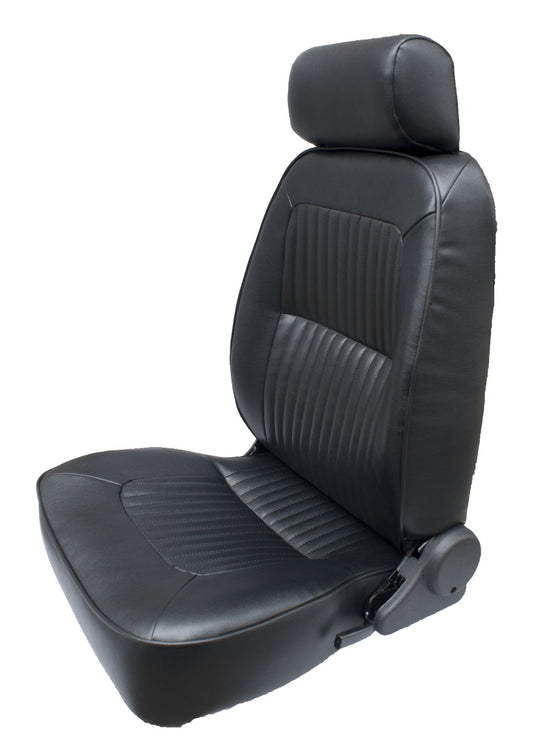 Autotecnica Classic Deluxe Seat Pair (Black PU Leather) Universal / Ford / Holden - SS43