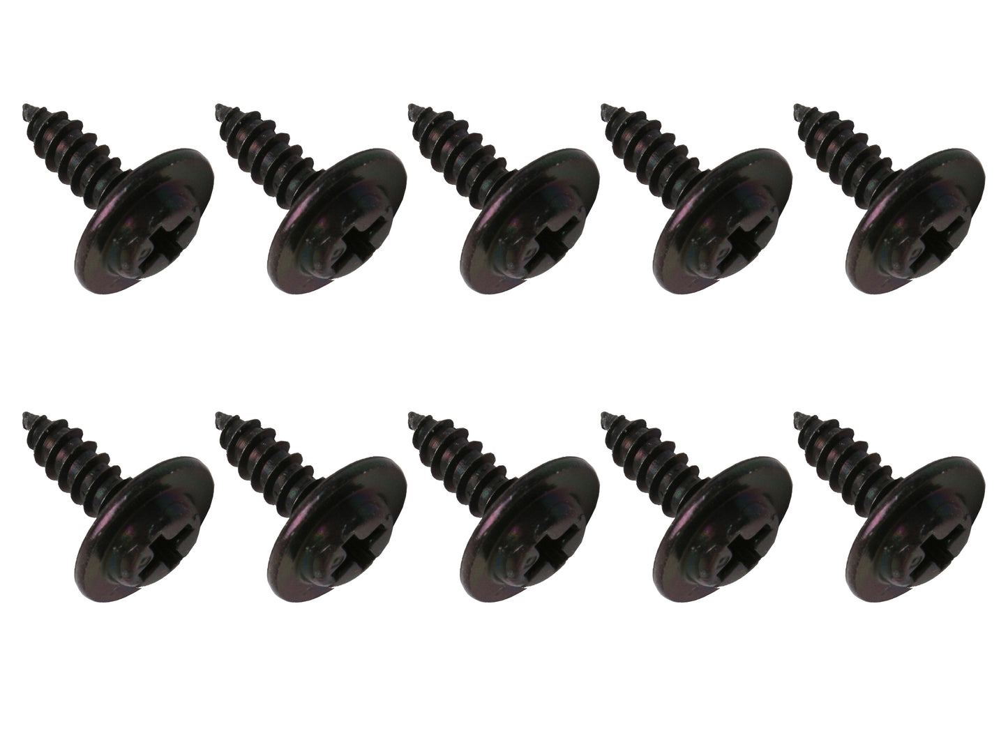 Universal Self Tapper Screw Kit Phillips Head 8AB x 1/2" R W/F ZB 10pcs - ST0002
