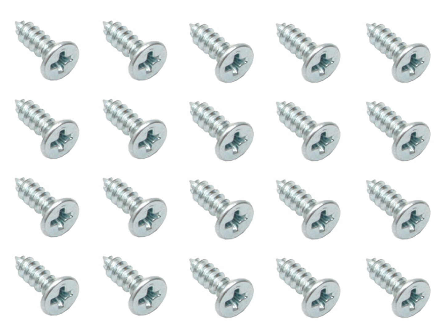 Universal Self Tapper Screw Phillips Head Countersunk 5.4mmD X 9.3mm O/A 20pcs - ST0005