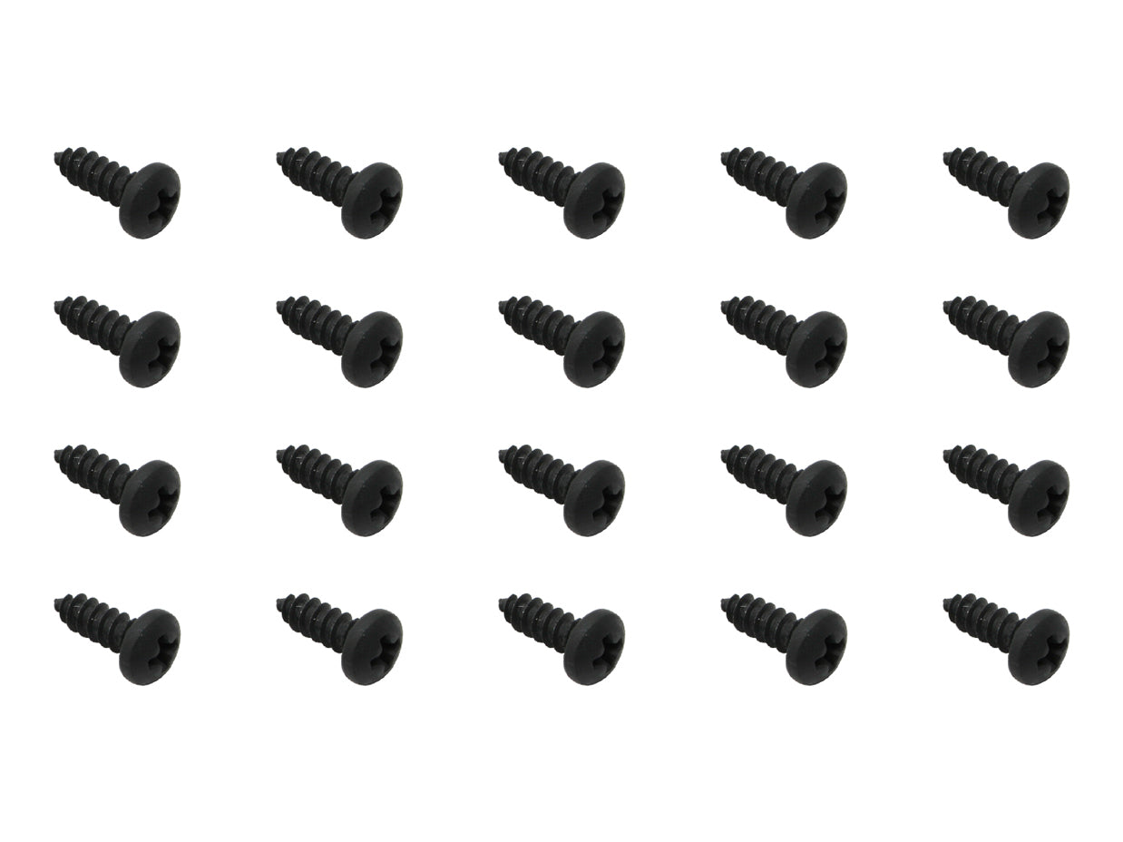 Holden EH- WB +Universal Self Tapper Screw Phillips Pan Head 8Gx 1/2" Black 20pc - ST0026