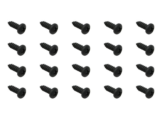 Holden EH- WB +Universal Self Tapper Screw Phillips Pan Head 8Gx 1/2" Black 20pc - ST0026